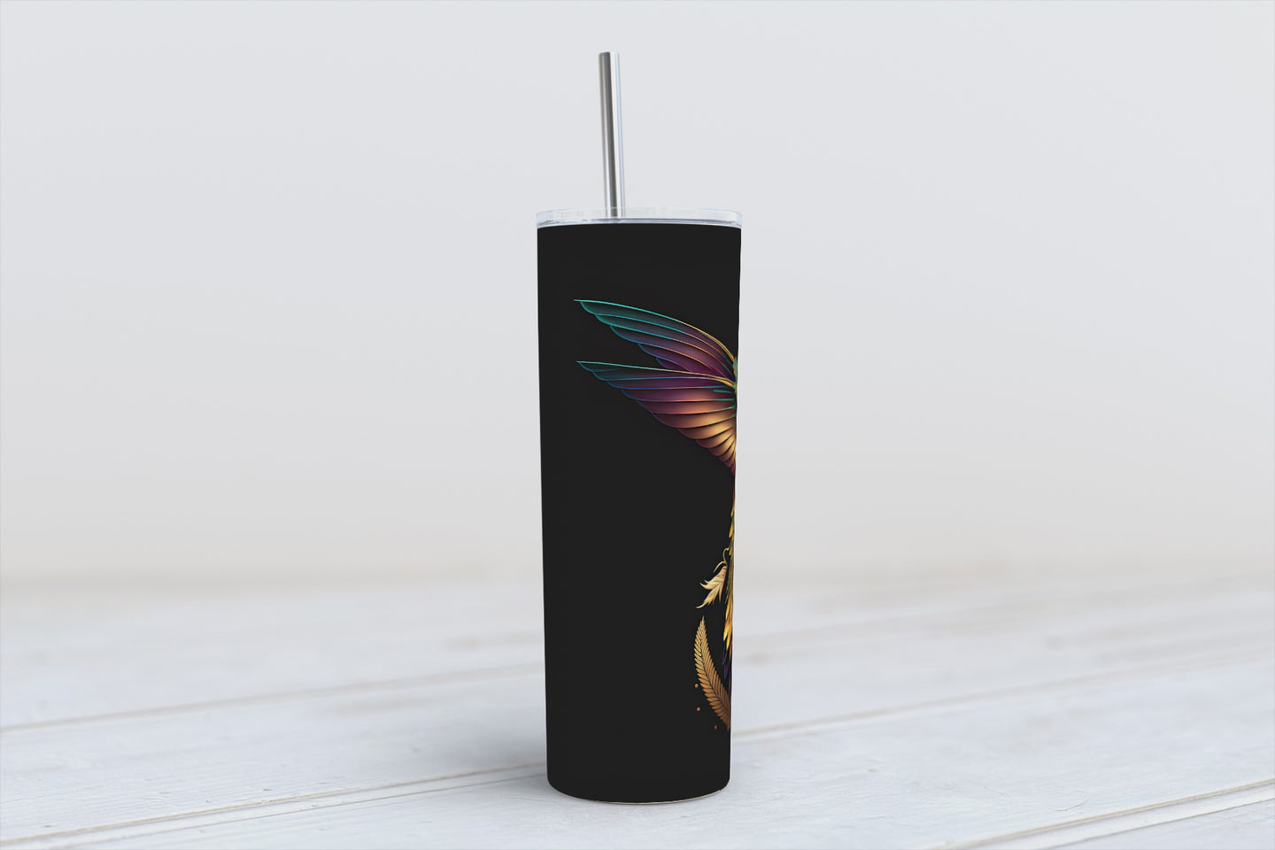 Skinny Tumbler Boho, AI and Steampunk